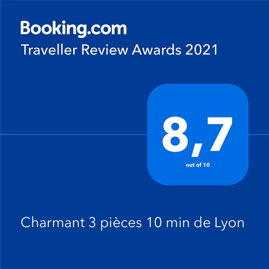 Charmant 3 Pieces 10 Min De Lyon Villeurbanne Kültér fotó